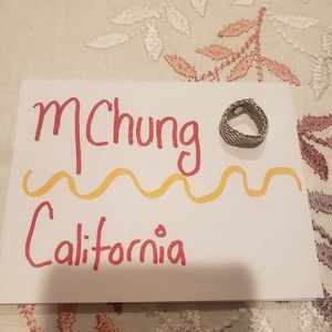 Authentic Tiffany & Co mesh ring